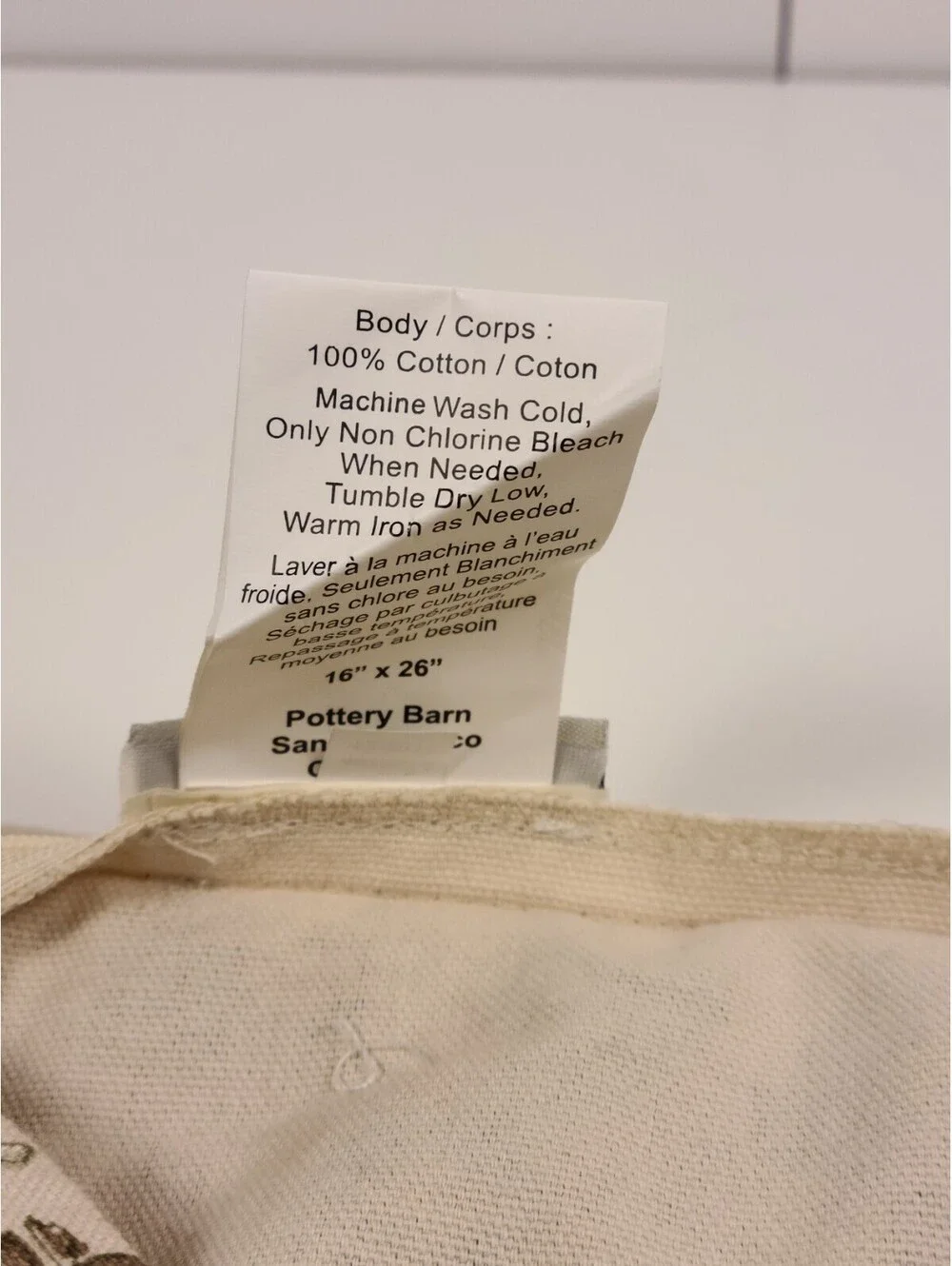 Pottery Barn Paisley Pillow Case